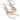 White Jimmy Choo Satin Pointed-Toe Crystal-Embellished Heels Size 41.5