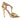 Gold & Tan Aquazzura Patent & Suede Cutout Heels Size 39.5