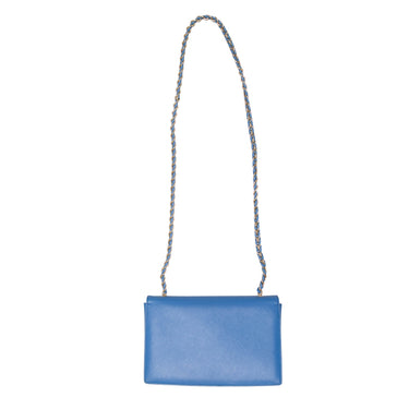 Blue Salvatore Ferragamo Vara Bow Bag - Designer Revival
