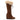 Brown Miu Miu Shearling Knee-High Wedge Boots Size 37.5