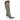 Brown & White Stella McCartney Herringbone Pointed-Toe Knee-High Boots Size 36