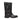Black Chanel Quilted Leather Moto Boots Size 40.5