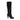Black Prada Suede Heeled Knee-High Boots Size 37