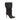 Black Paris Texas Suede & Rhinestone Pointed-Toe Slouch Boots Size 41