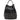 Black Burberry Studded Leather Bucket Bag