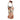 Orange & Multicolor Jean Paul Gaultier Maille Face Print Mesh Tank Size US M