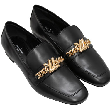 Black Louis Vuitton Upper Case Loafers Size 39 - Atelier-lumieresShops Revival