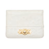 Vintage White Gianni Versace Ostrich Leather Wallet - Designer Revival