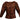 Burnt Orange & Black Carolina Herrera Brocade Evening Jacket Size US 6