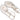 White Rene Caovilla Faux Pearl-Embellished T-Strap Butterfly Sandals Size 40