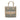 Light Blue & Beige Christian Dior Oblique Trotter Pocket Tote