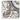 White & Multicolor Hermes Tout En Carre Motif Wool & Silk-Blend Scarf