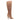Tan Saint Laurent Suede Heeled Knee-High Pointed-Toe Boots Size 38