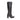 Black Stuart Weitzman Knee-High Heeled Leather Boots Size 11B