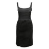 Black Balmain Sleeveless Dress Size FR 40 - Designer Revival
