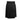 Vintage Black Chanel Boutique Knee-Length Button-Up Skirt Size US M