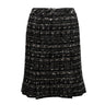 Black & Beige Chanel Cruise 2005 Tweed Skirt Size FR 48 - Designer Revival
