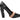 Black & Beige Prada Square-Toe Patent Pumps Size 39