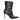 Vintage Black Gucci Pointed-Toe Leather Mid-Calf Boots Size 9.5