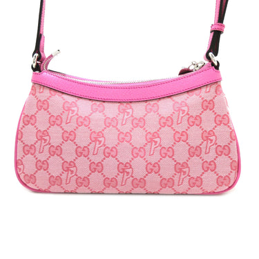 Pink Gucci x Palace GG-P Canvas Half-Moon Mini Bag