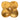 Gold Chanel CC Gold Plated Grapevine Clover Brooch