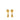 Gold Chanel Gold Plated CC Drop Clip on Earrings - Designer Revival