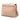 Beige Burberry Medium House Check Trimmed Leather Camberley Satchel