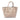 Beige Prada Small Glace Calf Twin Pocket Satchel