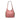 Pink Burberry Small Leather and House Check Canvas Canterbury Tote