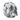 Gray Chanel CC Calfskin Floral Round Clutch on Chain Crossbody Bag