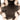 Brown Fendi Mini Zucca Shearling Mon Tresor Bucket Bag