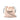 Pink Fendi Small Leather Logo Drawstring Crossbody