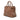 Brown Burberry Medium Leather and House Check Banner Satchel - Designer Revival