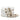 White Chanel CC Quilted Lambskin Cube Zip Clutch with Chain Vanity Bag