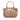 Tan Gucci Diamante Canvas Sukey Satchel - Designer Revival