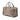 Gold LOEWE Metallic Goatskin Amazona 28 Handbag