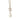 Gold Chanel CC Gold Plated Faux Pearl Rhinestones Pendant Necklace