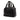 Black Chanel CC Perforated Caviar Bowler Bag Handbag