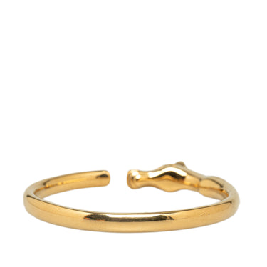 Gold Hermès Tete de Cheval Horse Bangle Costume Bracelet