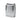 Silver Chanel Quilted Metallic Calfskin North South Boy Flap Crossbody Bag