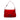 Red Fendi Micro Zucchino Nylon Mamma Forever Shoulder Bag - Designer Revival