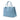 Blue Prada Saffiano Cuir Turnlock Twin Satchel
