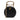 Black Chanel Quilted Lambskin Oval Logo Chain Top Handle Round Clutch on Chain Satchel - Designer Revival