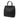 Black Gucci Pigskin Bamboo Tote