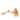Gold Chanel Gold Plated Enamel CC Bell Drop Push Back Earrings