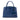 Blue Prada Medium Saffiano Cuir Monochrome Top Handle Tote Satchel