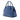 Blue Prada Medium Saffiano Cuir Monochrome Top Handle Tote Satchel