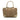 Beige Gucci GG Canvas Sukey Satchel - Designer Revival