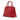 Red Prada Medium Saffiano Lux Open Promenade Satchel - Designer Revival