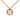 Gold Dior Gold Plated CD Logo Pendant Necklace